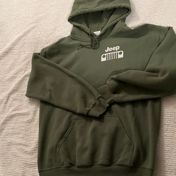 Jeep Unisex Olive Hoodie - Picture 1 of 4